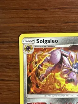 Solgaleo Rare Holo Card SM Cosmic Eclipse 142/236 Pokemon TCG Near Mint - Image 3