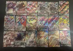 Pokemon TCG Sword And Shield Mixed VMAX Lot 18 Total Cards NM Condition - Image 1
