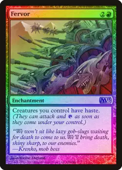 Fervor FOIL Magic 2013 / M13 NM Red Rare MAGIC THE GATHERING MTG CARD ABUGames - Image 1