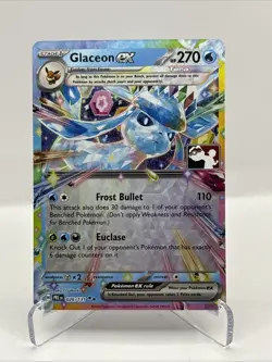 Glaceon ex 26/131 Prize Pack Series Promo Stamped Card Holo Pokemon Prismatic - Image 1