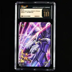 CGC Pristine 10 KAYOU 2024 Saint Seiya CCG Card SS-BMR-003 Minos 380/399 - Image 1