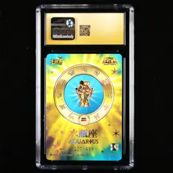 CGC Pristine 10 KAYOU 2024 Saint Seiya CCG Card SS-BUR-015 Hyoga 107/499 - Image 3