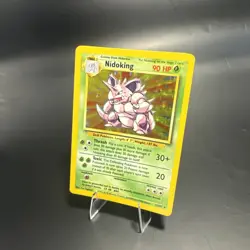 Pokemon TCG Nidoking Base Set Holo Unlimited Rare Card 11/102 LP/NM - Image 3