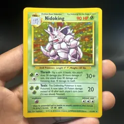 Pokemon TCG Nidoking Base Set Holo Unlimited Rare Card 11/102 LP/NM - Image 5