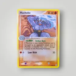 Pokemon TCG Machoke 41/101 EX Hidden Legends Regular Uncommon Card EN-MP 2004 - Image 1