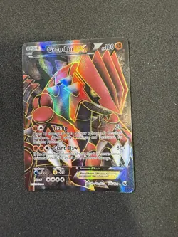 Pokemon Groudon EX Full Art Holo Card 106/108 Dark Explorers - Image 3