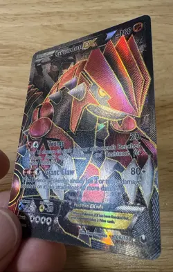 Pokemon Groudon EX Full Art Holo Card 106/108 Dark Explorers - Image 5