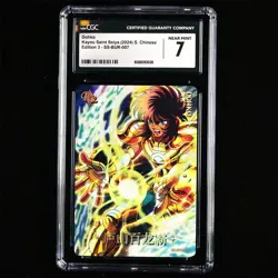 CGC NEAR MINT 7 KAYOU 2024 Saint Seiya CCG Card SS-BUR-007 Dokho 102/499 - Image 2