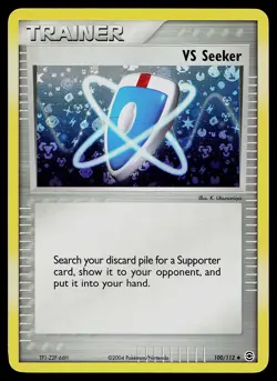 Pokemon Card - VS Seeker FireRed & LeafGreen 100/112 Reverse Holo - Image 1