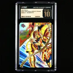 CGC Pristine 10 KAYOU 2024 Saint Seiya CCG Card SS-BUR-014 Shiryu 307/499 - Image 2