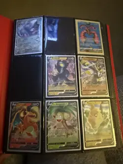 POKEMON BINDER WITH 40 RARE CARDS - Image 1