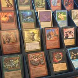 Vintage MTG Lot 50 Cards from 1993-2003 | Old Frame | No Duplicates | R, UNC, C - Image 1