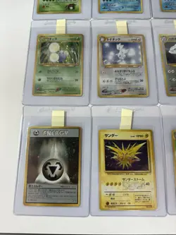 Japanese Pokemon card lot of 12 Holo pocket monsters Pokemon 1996 Grade Ready - Image 5