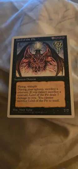 Lord of the Pit MTG Core Set 4th Edition Regular - Image 1