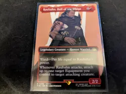 MTG Magic the Gathering Raubahn, Bull of Ala Mhigo Borderless FIN! - Image 1