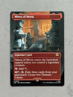 Mines Of Moria #342 Borderless MTG Lord Of The Rings: Tales Of Middle Earth - NM - Image 1