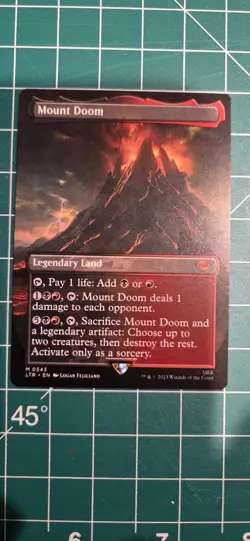 Mount Doom (Borderless) Universes Beyond: The Lord of the Rings: Tales of... - Image 1