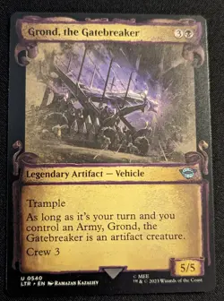 MTG - Grond, the Gatebreaker (Showcase Scrolls) - The Lord of the Rings: SE - Image 1