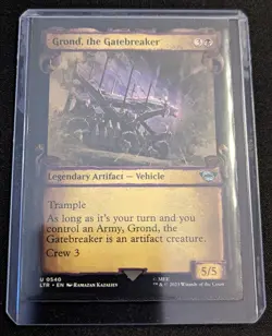 MTG - Grond, the Gatebreaker (Showcase Scrolls) - The Lord of the Rings: SE - Image 2