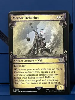 MTG Lord of the Rings Mordor Trebuchet (Showcase Scrolls) - Image 1