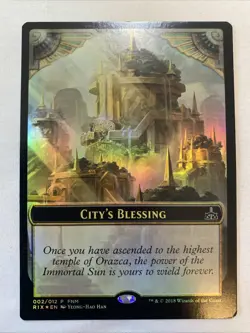 City's Blessing Elemental Double-Sided Token FNM Promos Foil - Image 1