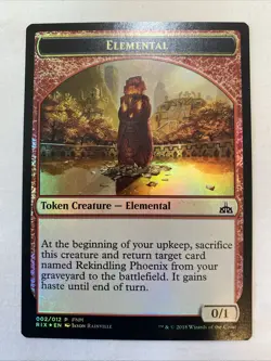 City's Blessing Elemental Double-Sided Token FNM Promos Foil - Image 2