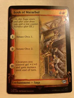 Book of Mazarbul Foil (Showcase Scrolls) Universes Beyond: Lord of the Rings - Image 1