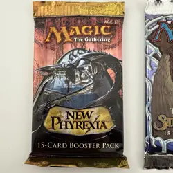 Rare MTG 4-Booster Pack Lot - New Phyrexia, Time Spiral, Innistrad, Stronghold! - Image 3