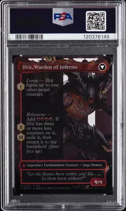 2025 MTG FINAL FANTASY CLIVE, IFRIT'S DOMINANT/IFRIT, WARDEN OF INFERNO PSA 10 - Image 2