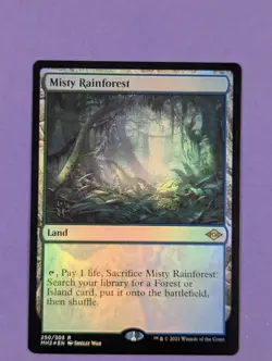 MTG Magic The Gathering: Modern Horizons 2: Misty Rainforest Foil Rare #250/303 - Image 1