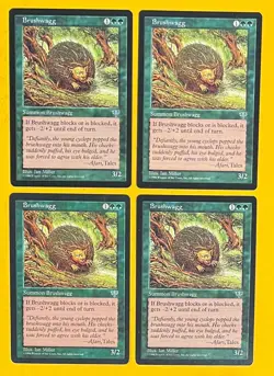 MTG BRUSHWAGG (x4) Mirage (OldManMTG 010-132) - Image 1