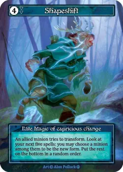 Sorcery: Contested Realm Shapeshift Elite Foil NM (ART) - Image 1