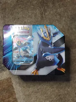 POKEMON TCG: Empoleon V Strikers Tin possible Evolving Skies New Factory Sealed - Image 1