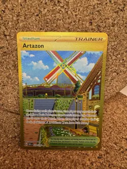 2023 POKEMON OBF EN-OBSIDIAN FLAMES 229 ARTAZON HYPER RARE - Image 1