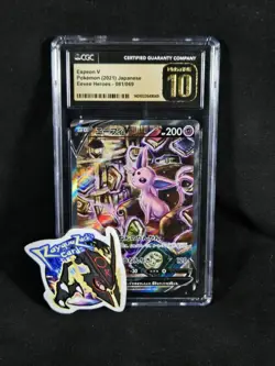 Pokemon Japanese Eevee Heroes Espeon V 081/069 Alt Art CGC 10 Pristine POP 104 - Image 1