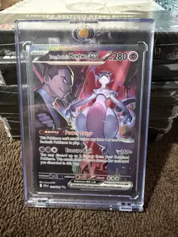 Pokemon TCG Team Rockets Mewto EX Destined Rivals 231/182 NM Holo - Image 1