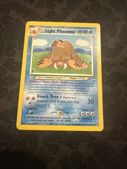 Light Piloswine - 26/105 Neo Destiny - Pokemon TCG - 2002 - Image 1