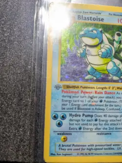 Pokemon TCG First Edition Grey Stamp Blastoise - Image 4