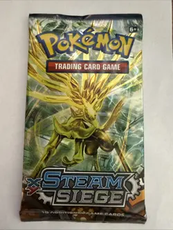 2016 | Pokemon: XY Steam Siege Booster Pack | Factory Sealed | Official TCG - Image 1