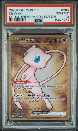 2023 POKEMON 151 ULTRA-PREMIUM COLLECTION #205 MEW EX PSA 10 - Image 1