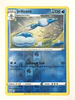 Jellicent 042/163 Reverse Holo Rare Battle Styles Pokemon Pack Fresh Near Mint - Image 1