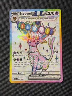 Pokemon TCG Umbreon And Espeon Black Star Promo SVP175 SVP176 Figure Collection - Image 3