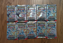 Pokemon Prismatic Evolutions Booster Pack Lot x10 Factory Sealed Loose Packs - Image 3