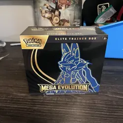SEND OFFERS Sealed Pokemon Center Mega Evolution Lucario Elite Trainer Box ETB - Image 1