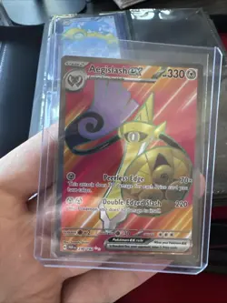 Aegislash EX Ultra Rare Sv04: Paradox Rift 230/182 Near Mint Condition Pokemon - Image 1