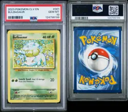 PSA 10 Pokemon Bulbasaur Holo Classic Collection 2023 Gem Mint - Image 3