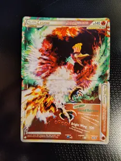 POKEMON HO-OH LEGEND HGSS 111 (Top)& 112(Bottom) HOLO SET - NM - Image 2