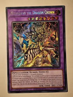 Mysterion the Dragon Crown●YUGIOH●SECRET RARE●BLMR●2023●ENGLISH●1st ED●NM●35355 - Image 1