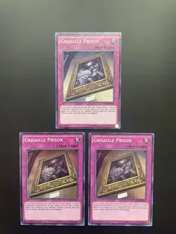 Yugioh Grisaille Prison FUEN-EN059 Mixed Editions Super Rare NM/LP X3 - Image 1