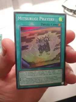 1x Yu-Gi-Oh! Mitsurugi Prayers - OP29-EN011 - Super Rare - NM - Image 1